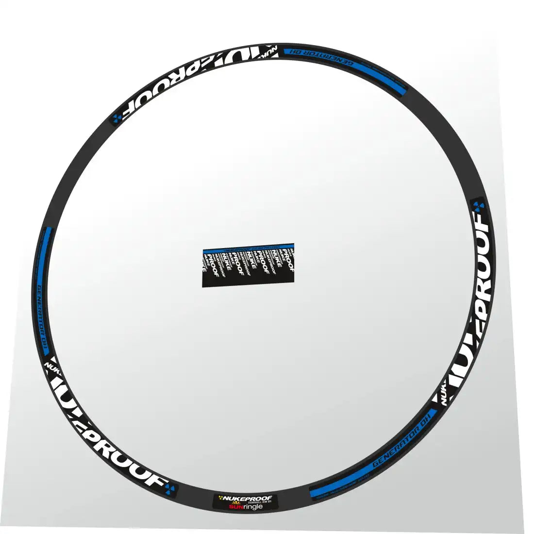 2013 Nukeproof Generator DH 26 Blue Rim Decal Set
