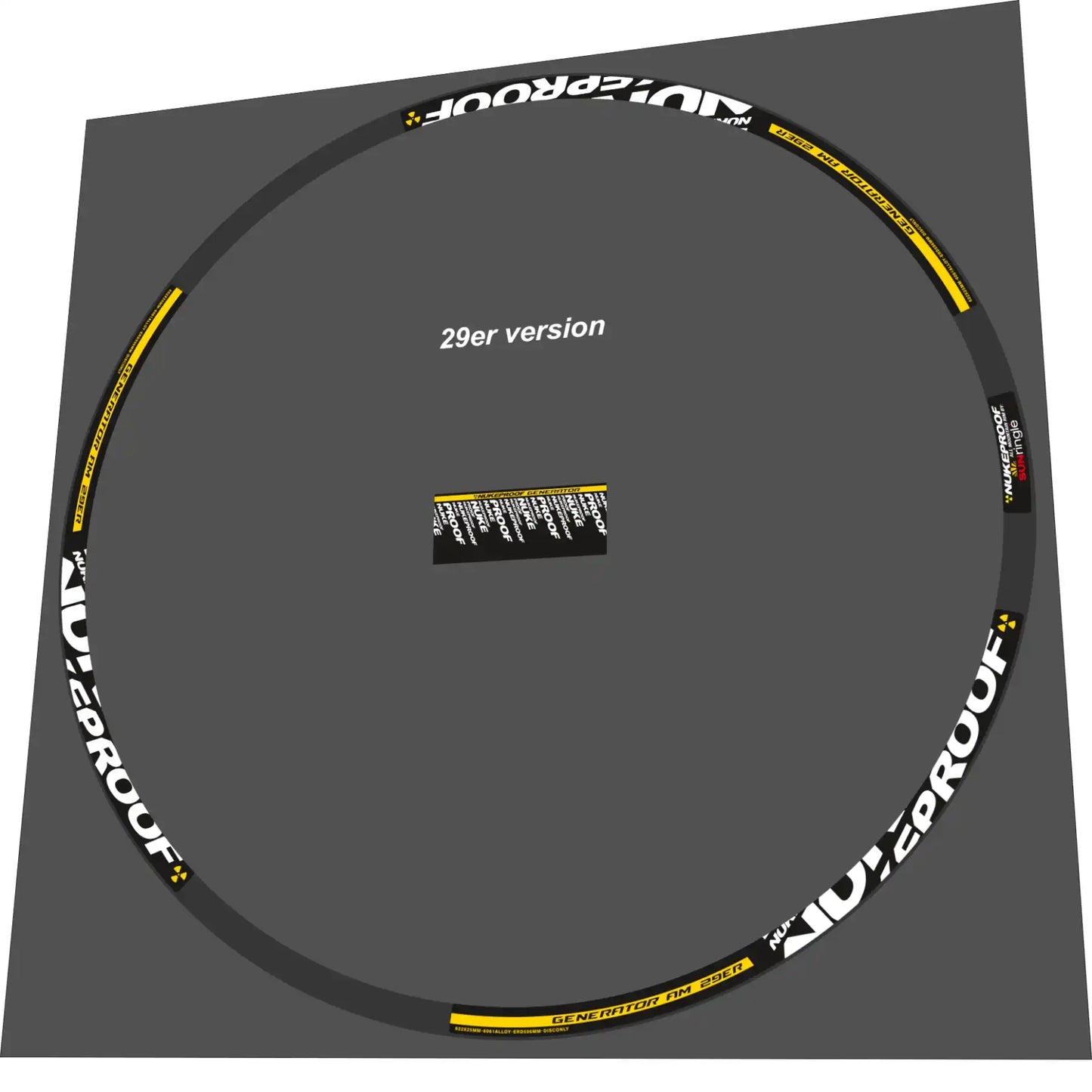 2013 Nukeproof Generator AM 29er Rim Decal Set