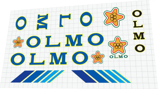 1980 Olmo Super Gentleman Frame Decal Set