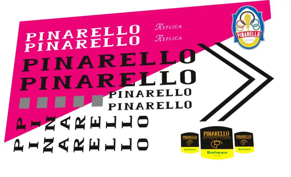 1997 Pinarello Replica Frame Decal Set