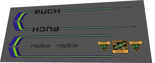 Puch Replica Frame Decal Set - 1981