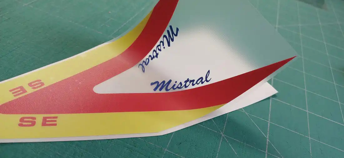 1985 Puch Mistral SE Frame Decal Set
