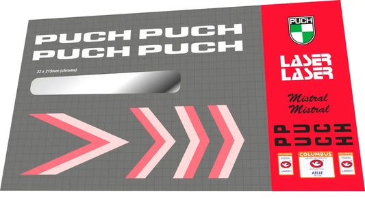Puch Mistral Laser Frame Decal Set