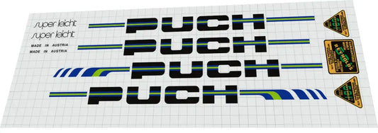 Puch Super Leicht Frame Decal Set