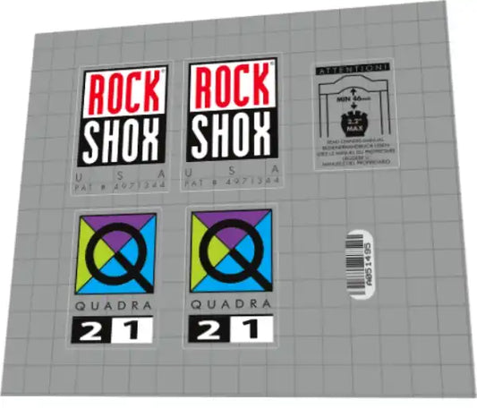1994 Rock Shox Quadra 21 Fork Decal Set