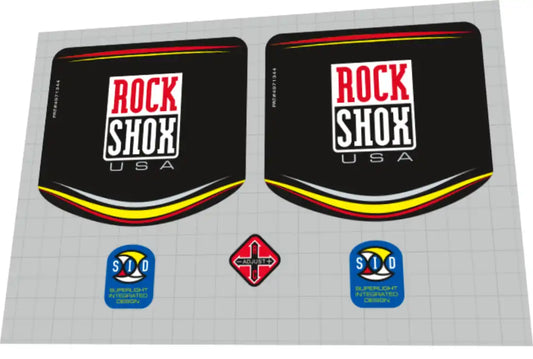 1998 Rock Shox SID Fork Decal Set