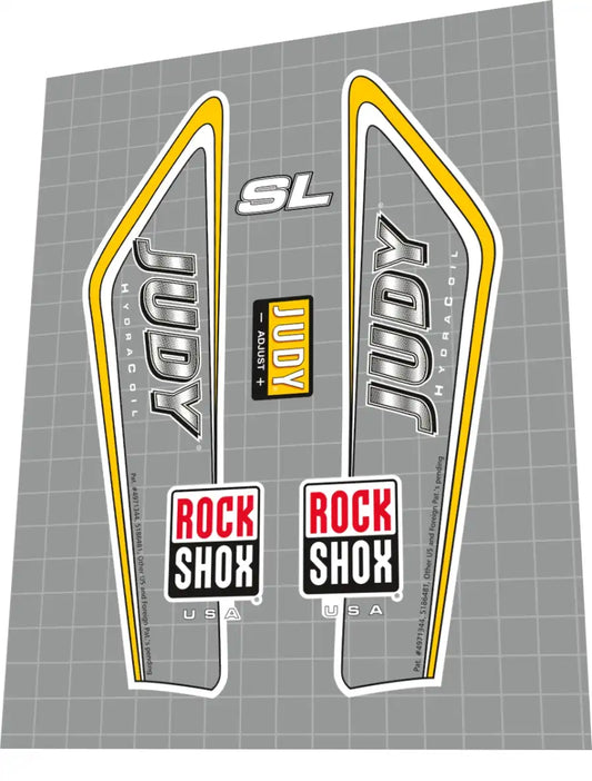 2000 Rock Shox Judy SL Fork Decal Set