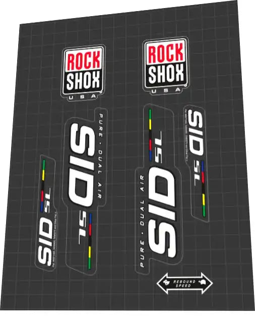 2002 Rock Shox SID Pure SL Fork Decal Set