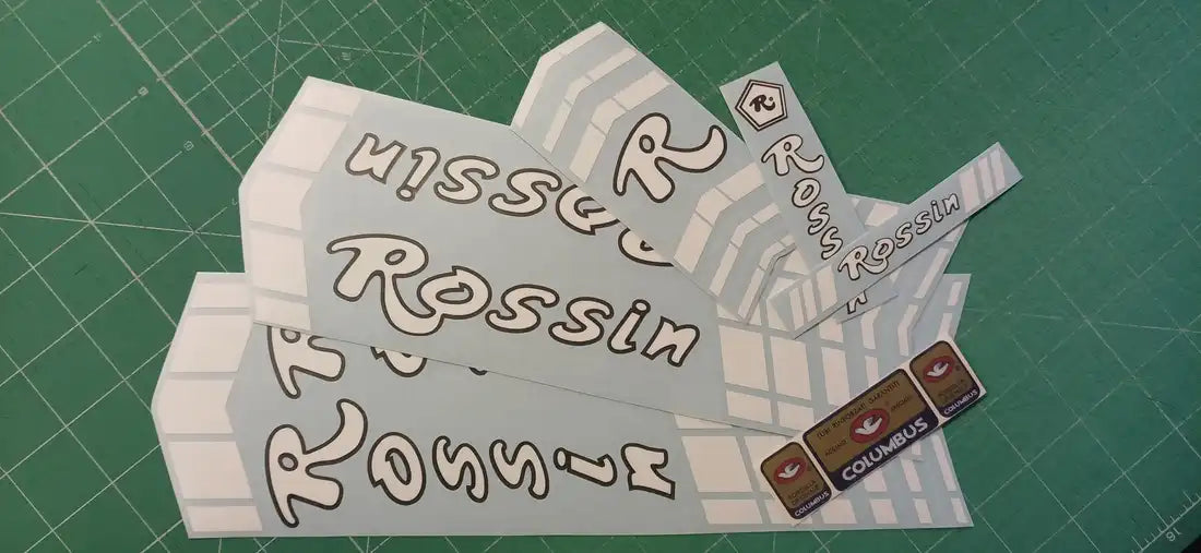1983 Rossin Super Record Frame Decal Set