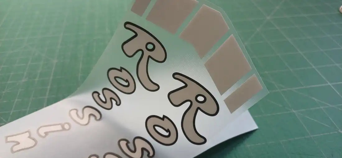 1983 Rossin Super Record Frame Decal Set