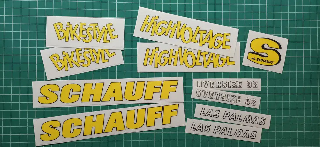 1990 Schauff Las Palmas Frame Decal Set