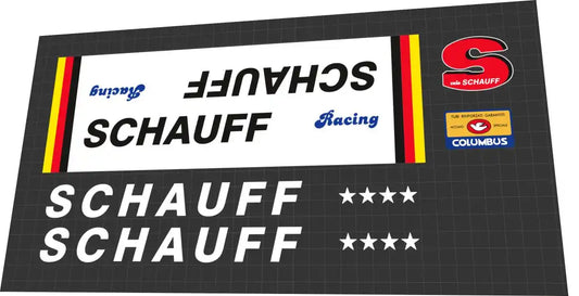 Schauff Racing Frame Decal Set