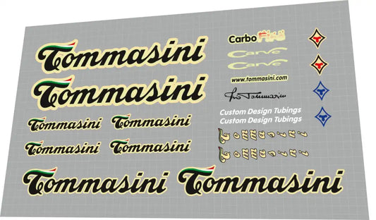 2005 Tommasini Carbo Fire Frame Decal Set