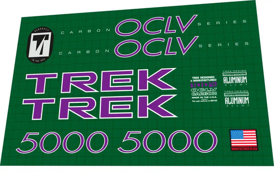 1996 Trek OCLV 5000 Frame Decal Set