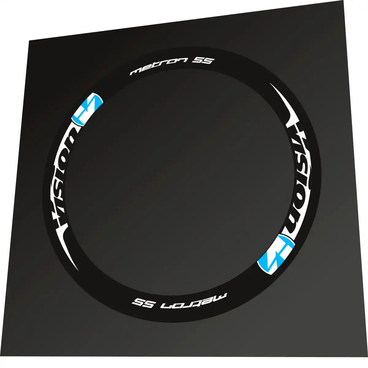 2015 Vision Metron 55 Light Blue Rim Decal Set