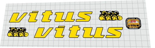 1989 Vitus 979 Duralinox Frame Decal Set