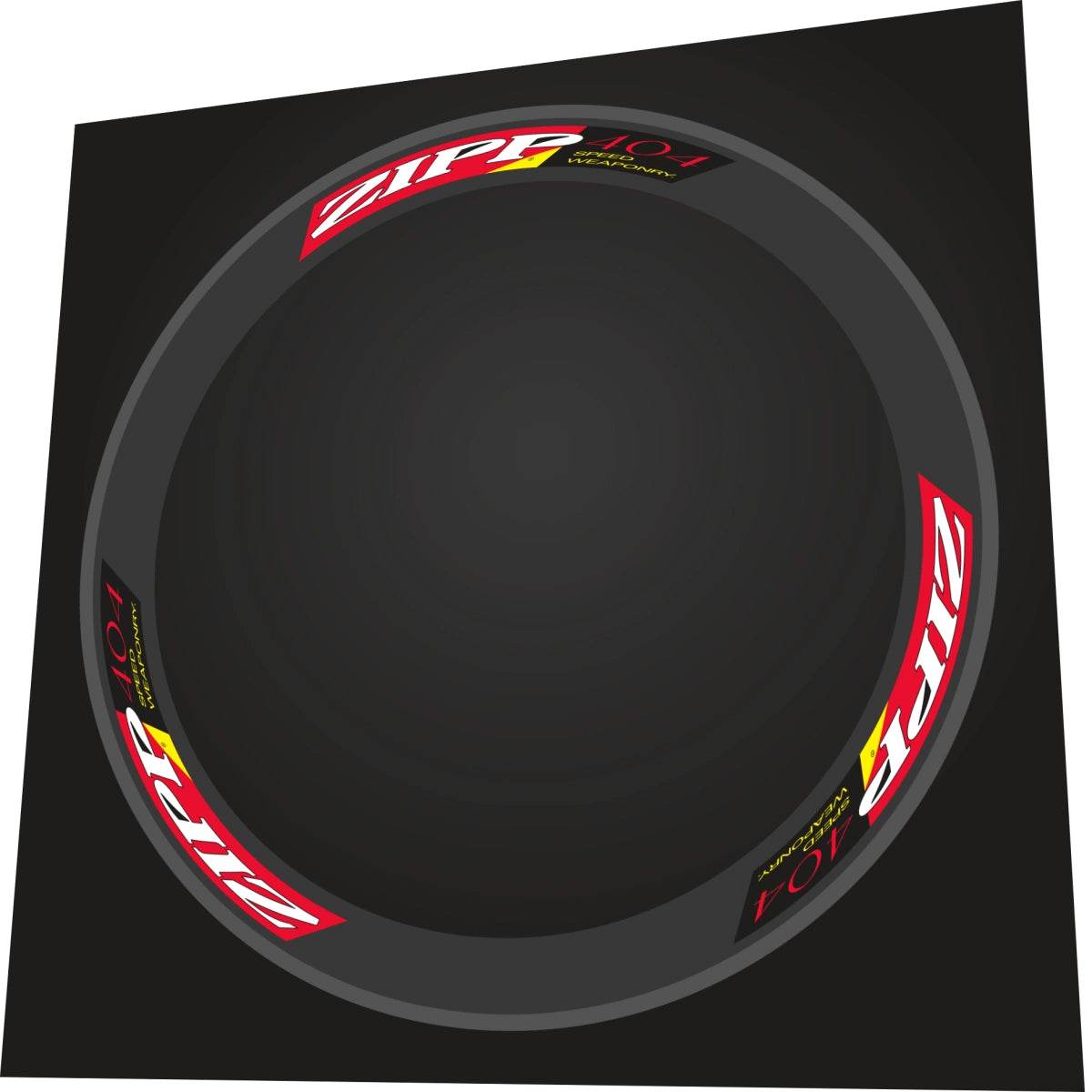 2001 Zipp 404 Speed Weaponry Rim Decal Set